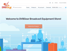 Tablet Screenshot of dvbgear.com